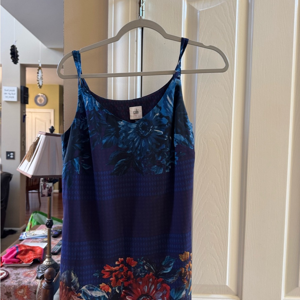 CAbi Multicolor Floral Tank Top
